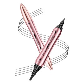 OUDQFCJ Wasserfester Flüssiger Augenbrauenstift, Microblading Augenbrauenstift, Schweißfest, Wischfest, Langanhaltend, Kreiert mühelos natürlich aussehende Brauen (Dunkelbraun)