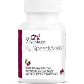 Bariatric Advantage – B12 Speedy Melts Chewable Vitamin B12 - Black Cherry Flavoured - 90 Tablets