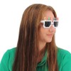 Pohotobooth Props Ltd Pixel White Frame Game Over Sunglasses