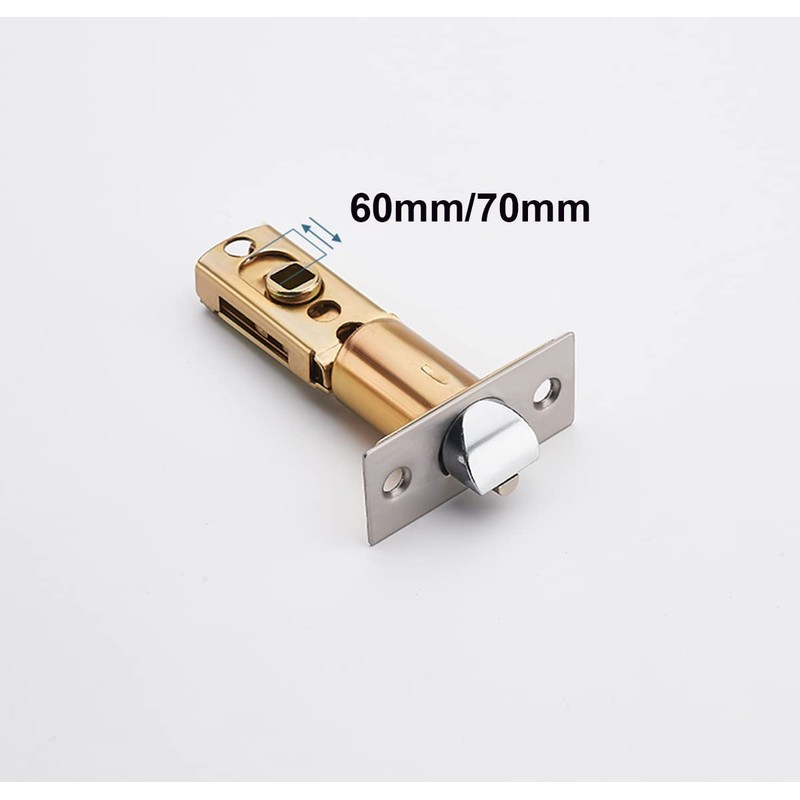 Qrity Pack of 1 Tubular Mortice Locks, 70/60 mm Tube