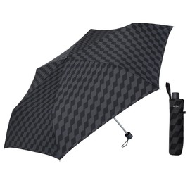 Waterfront U363-0778BK1-BH Folding Umbrella, Rain Umbrella, Large and Durable than 24.8 inches (63 cm), Classic Umbrella, Ribs, FRP Reinforced Ribs, Unisex, Large