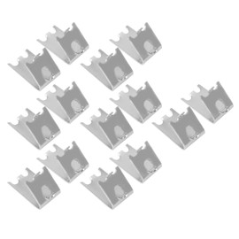 Clips para Estante de Congelador de 14 Uds., 1,5mm, Hebilla de Acero Inoxidable 304, Clip de Soporte para Estante de Refrigerador, Diseño Cóncavo