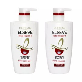 L'Oreal 로레알 인생샴푸 토탈 리페어5 샴푸 410ml 2개 L'Oreal EverPure Total Repair 5 Shampoo 410ml 2pcs [L'Oreal Total Repair 5 Shampoo 410ml x 2]