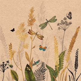 Flowers Nature Napkin Pack of 20