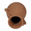 Sagebrook Home Boho Pottery Vase - Handcrafted Terracotta Amphora with