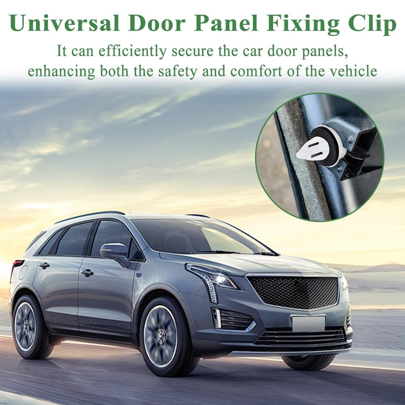 50 Pcs Car Door Panel Clips Plastic Rivet Clips with