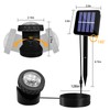 AVEKI Solar LED Landscape Spotlight,Waterproof 6 LEDs Pond Light Underwater