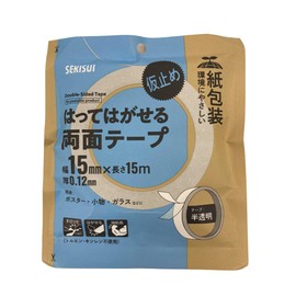 Sekisui J5MPWT2 Double-Sided Tape Peel and Stick on Paper Packaging