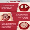 Trituradora De Pollo,Desmenuzador de pollo y carne,picadora de pollo picada