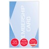 GBC 60x90mm 2x125 Micron Gloss Card Laminating Pouches, Pack of