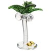 HOMSFOU Crystal Palm Tree Coconuts Tree Statue Tree Christmas Tree