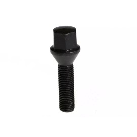 DSX LONGER WHEEL BOLTS STUDS - 40mm extended bolt 12x1.75 CONICAL HEAD BLACK Volvo