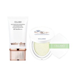Cellavo Water Dive Sunscreen Season 3 60g + Sun Cushion 23g / 셀라보 워터 다이브 선크림 시즌3 60g + 선쿠션 23g