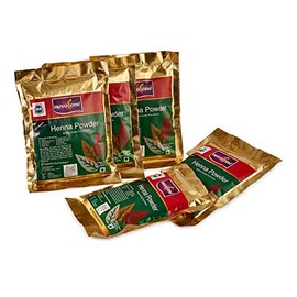 Nuvotone 100% Natural Organic Henna Powder For Nourishes And Repairs Damaged Hair | Hair Care for Men Women Pack of 5 (100 gm X 5)