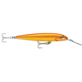 Rapala Countdown Magnum 14 Fishing Lure, Gold Fluorescent Red
