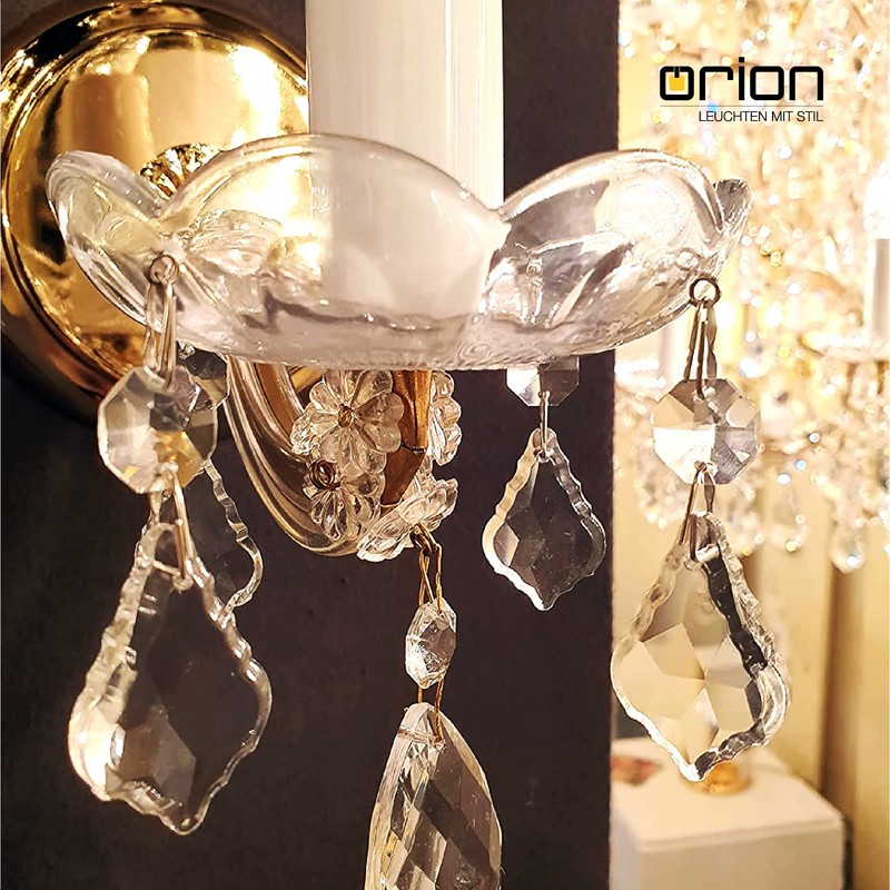 Light Bowl Cup Bobeche Crystal Chandelier Maria Theresia Silver (Diameter