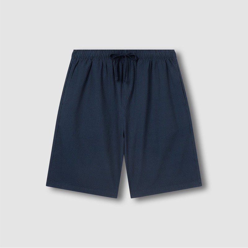 JAJU [JAJU] Men's Cotton Seersucker 5-part Lounge Pants (4 colors,