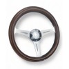 New World Motoring 14" Inch Classic Nostalgia Style Wood Grip