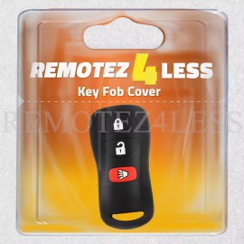 Remotez4Less Key Fob Cover For 2002-2012 Nissan Titan Remote Case Rubber Skin Jacket
