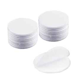 Coufce White 2 Inch Large Dots Round Self Adhesive Hook Loop Tape Strips, Double-Side Mounting Sticky Tape Fasten Mounting Waterproof for Home, Office, School(20Pcs)