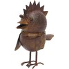 村田屋産業 置物 オブジェ メタル パンクバード 小 約12×7×15cm ブロンズ 4731