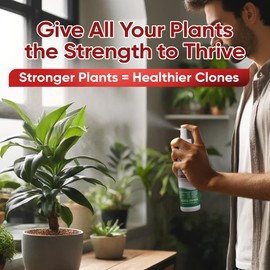 Hormex Mother Mist - Cal-Mag-Iron + B1 Misting Spray for All Plant Varieties - Boost Growth, Strengthen Plants & Improve Cloning Success - Nutrient Mist for Houseplants, Flowers, Vegetables & More,8oz