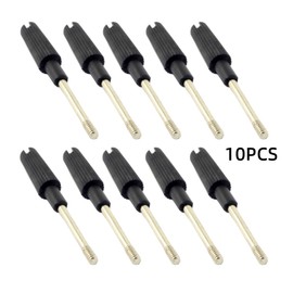 CY 47mm Length Cable Screws Thumb Screws No.4-40 UNC Stainless Steel Moulded for Computer DVI VGA RS232 Cable (Pack of 10)