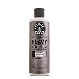 Chemical Guys Heavy Metal Polish Restorer and Protectant - Cleans, Restores & Protects, Aluminum, Stainless Steel, Chrome Polish & More, Safe for Cars, Trucks, Motorcycles, RVs, and Boats - 16 oz