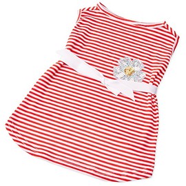 Fancy Pets TX21004 Vestido Rayas, Chica