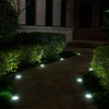 Solpex Solar Ground Lights , 8 LED Solar Powered Disk