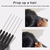 4 Pcs High Gloss Comb, Rat Tail Comb, Segmented Comb,
