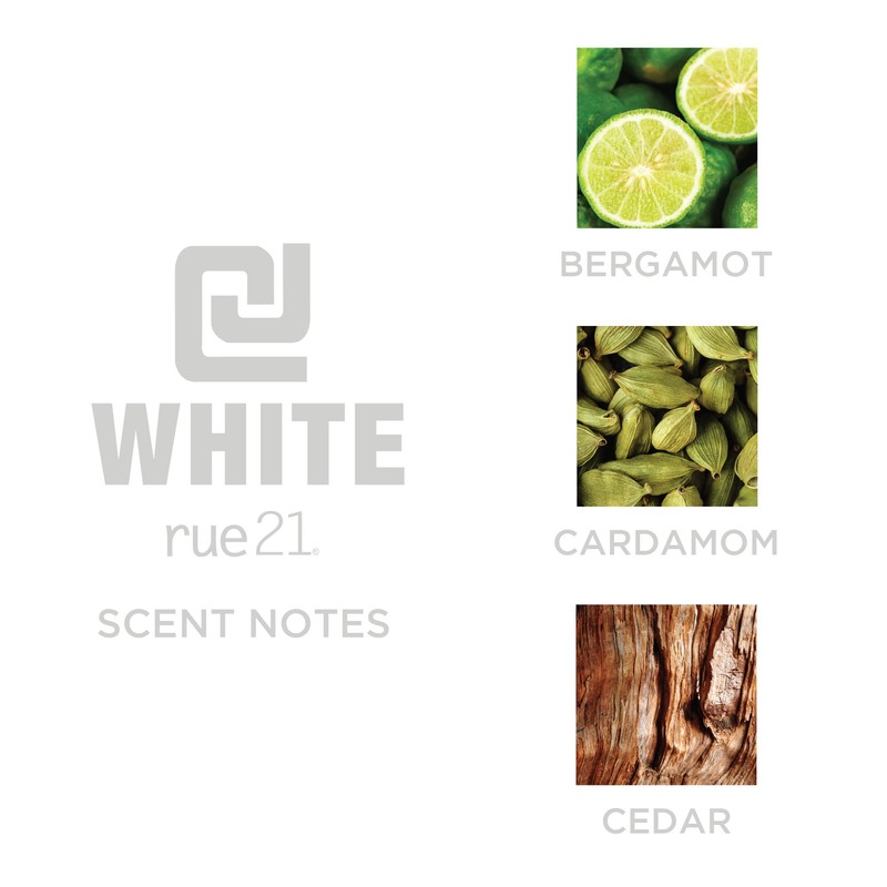 Rue 21 CJ White Men's Cologne Spray - 1.7 fl