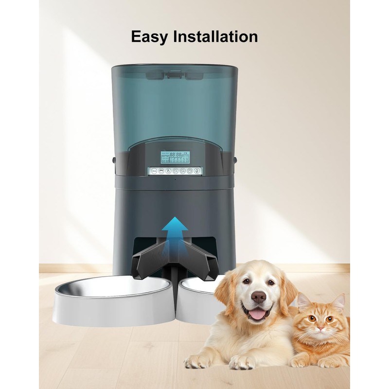 Cat Food Splitter Compatible with PetSafe Smart Feed, 2 Way