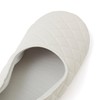 Francfranc Quilted Pocket Room Shoes, white