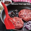 2 Pcs Egg Flipper Spatulas, 2 in 1 Grip and