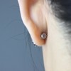 Rubber Earring Backs for Studs, Clear Soft Earring Backs for
