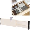 AFLOS Adjustable Drawer Divider, Drawer Divider Organisers, Plastic Drawer Organisers