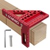 3D Carpenter Square with Degrees Scriber, 22.5-90 Degree Drawing Line