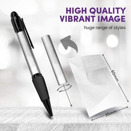 Beautiful and comfortable Set of 2 Matching Pens BW - Pretty Glitter Pastel Unicorn Print #37674