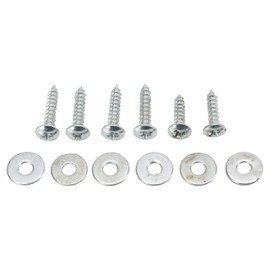 TRQ Front License Plate Bracket Black Compatible with 2017-2020 Chrysler Pacifica 2020 Voyager CH1068156