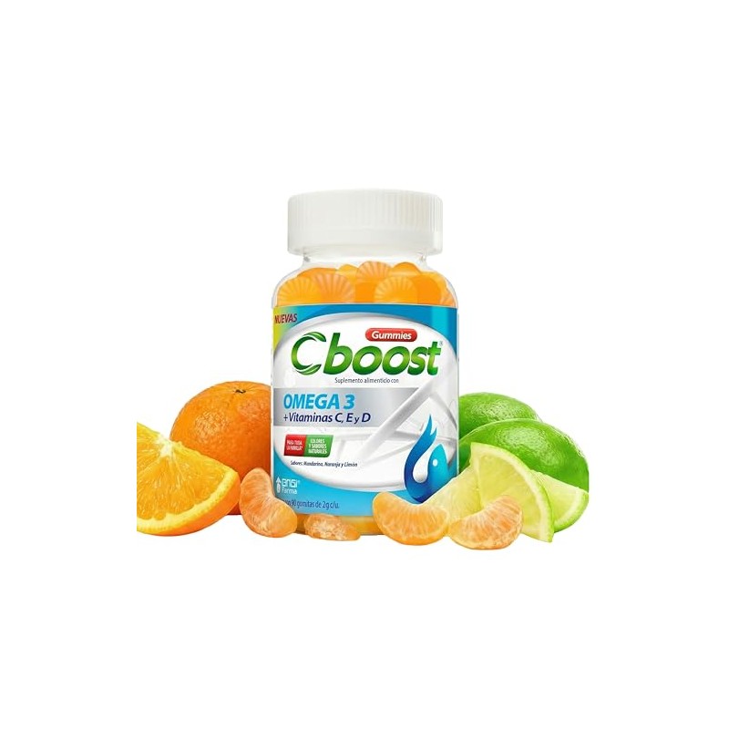 C-Boost - Gomitas con Omega 3 y Vitaminas C, E