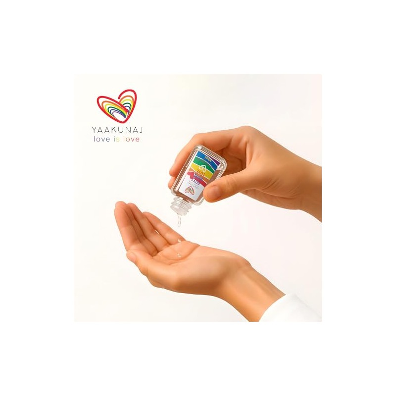 Lubricante Desensibilizante Intimo Yaakunaj Love Is Love Comestible Sabor Uva