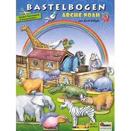 Noah's Ark with Animals Craft Sheet Playable Ship Craft Set for Cutting and Crafts for Children from 5+ Years Paper Models for Playing