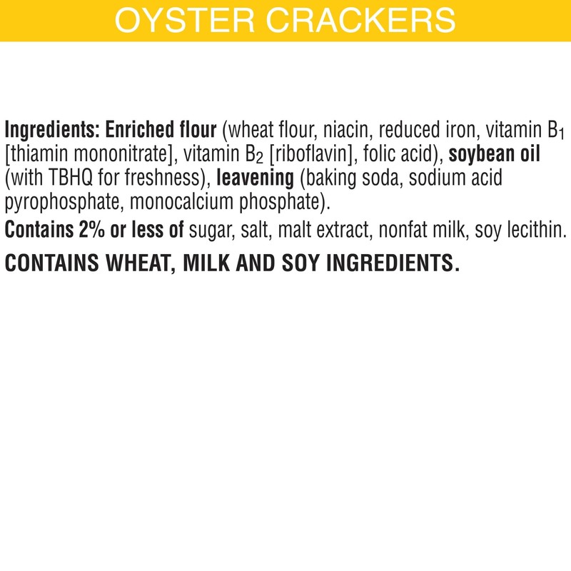 Zesta® Oyster Crackers Original .5oz 300 Count
