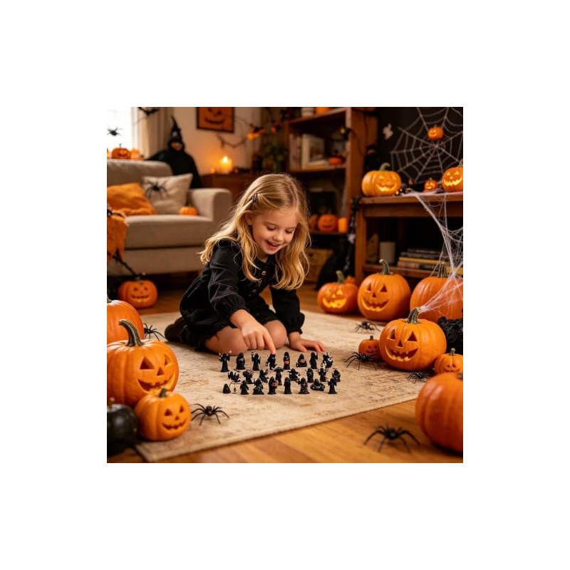 Calendario Cuenta Regresiva Halloween Con Figura Recuerdo Coleccionable