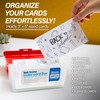 BAZIC PRODUCTS Index Card Box 3"x5", Plastic Storage Case Holds