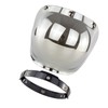 Motorcycle Retro Bubble Shield Visor PC Lens 3 Snap Helmet