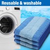 18 inch Mop Refills, 3 Pack Microfiber Reusable Replacement Mop