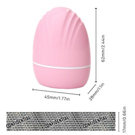 Identity Protector Roller, Social Security Card Protector, Confidential Stamp Help Safeguard Your Personal Information- Pink with 3 Refills