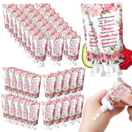Siifert 50 Pcs Thank You Hand Cream Gift Inspirational Hand Lotion Gifts Appreciation Travel Hand Cream Gift Set Always Remember You Are Braver Than You Believe Hand Lotions for Women Coworker Teacher